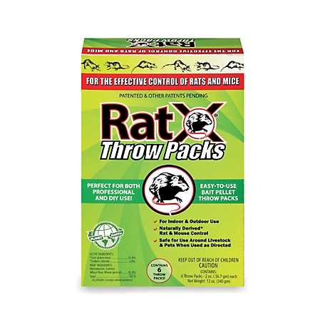 RatX 12 oz. Rat Killer Throw Packs