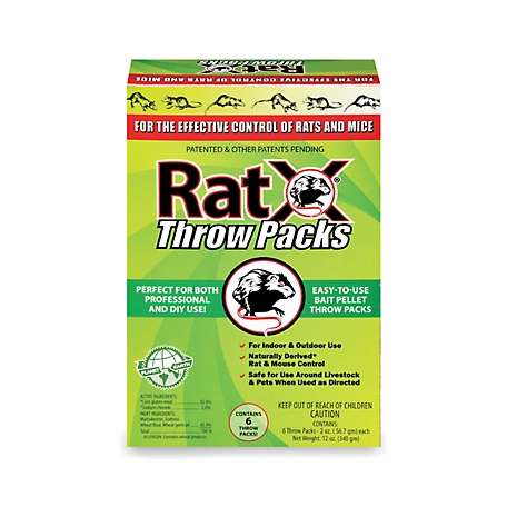 RatX 12 oz. Rat Killer Throw Packs