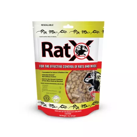 RatX 1 lb Non-toxic anti-rodent granules effective against all species of rats and mice Animal & Rodent Bait