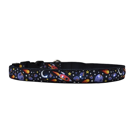 Yellow Dog Design Outer Space LED Dog Collar