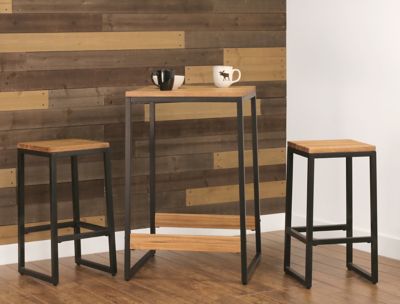 Image showing 6 th northbeam 3 pc. Berlin Bistro Set with Rectangular Dining Table and 2 Stools