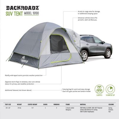 Image showing  Backroadz SUV Tent, 10 ft. x 10 ft.