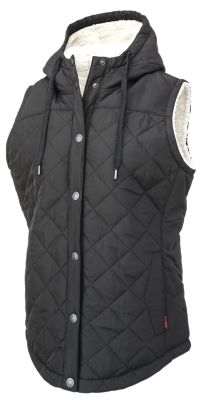 Tough Duck Women's Quilted Sherpa-Lined Vest