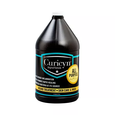 Curicyn Original Formula Wound Treatment and Skin Care for All Animals 1 gal. Pet First Aid