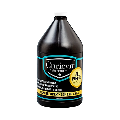 Curicyn Original Formula Wound and Skin Care Treatment for All Animals, 1 gal.