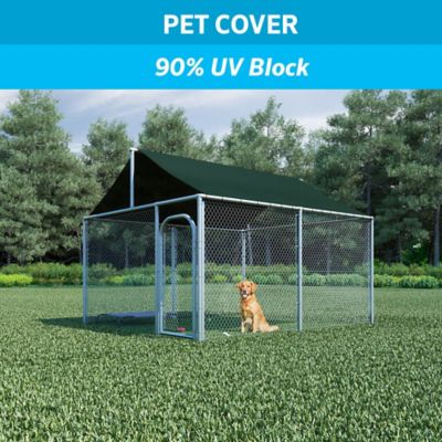Image showing 5 th Coolaroo 6 ft. x 15 ft. 90% UV Block Fabric Shade, Rainforest