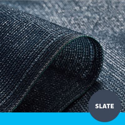 Image showing  6 ft. x 15 ft. 90% UV Block Fabric Shade, Slate