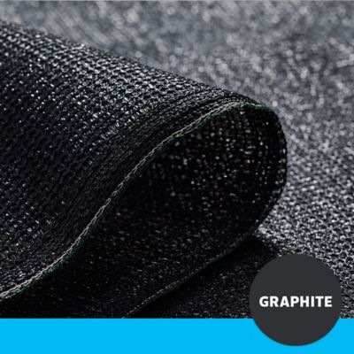 Image showing  6 ft. x 50 ft. 90% UV Block Fabric Shade, Graphite
