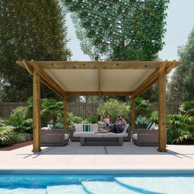 Image showing  6 ft. x 50 ft. 90% UV Block Fabric Shade, Beech