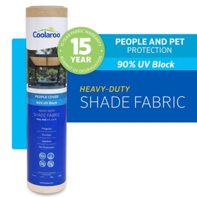 Image showing  6 ft. x 50 ft. 90% UV Block Fabric Shade, Beech