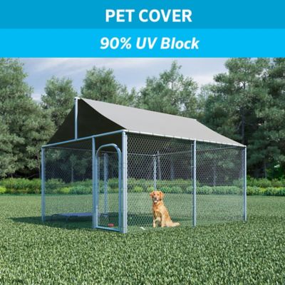 Image showing  6 ft. x 50 ft. 90% UV Block Fabric Shade, Stone