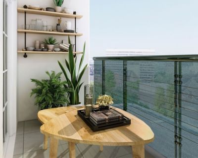 Image showing  6 ft. x 15 ft. 70% UV Block Shade Fabric, Rain Forest