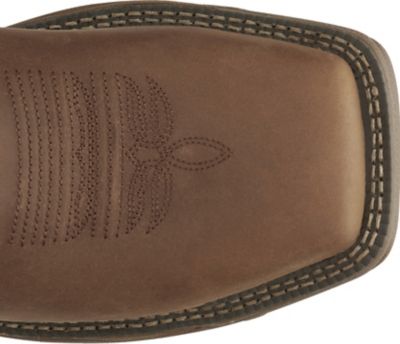 Image showing 2 th Justin Men's Steel Toe Rush Waterproof 11 in. Work Boots, Tan