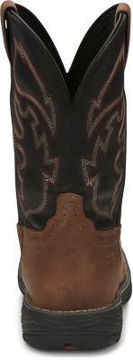 Image showing 5 th Justin Men's Rush Waterproof Composite Toe Boots, Tan, 11 in.