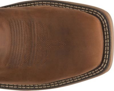 Image showing 2 th Justin Men's Stampede Rush Composite Toe Work Boots, Rust, 11 in.