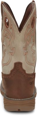 Image showing 5 th Justin Men's Stampede Rush Composite Toe Work Boots, Rust, 11 in.