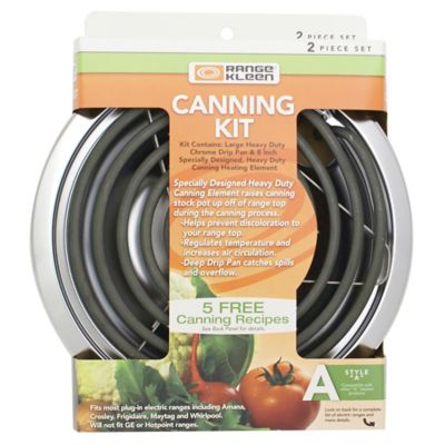 Image showing  8 in. Canning Stove Element and Drip Pan, Chrome