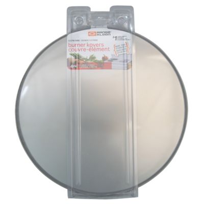 Image showing  Round Burner Kovers, Silver, 4 pc.