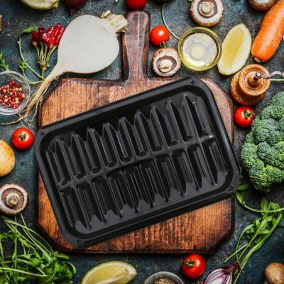 Image showing  Broiler Pan Set with Scrape and Clean, 2 pc.