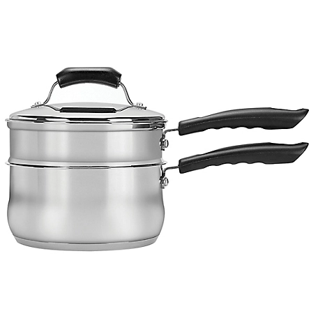 Classic Cuisine Stainless-Steel Double Boiler, 6 Cup at Tractor Supply Co.