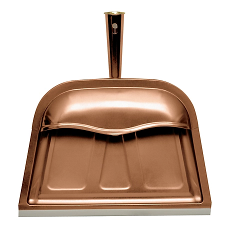 Range Kleen 11.75 in. Hooded Dust Pan, Copper