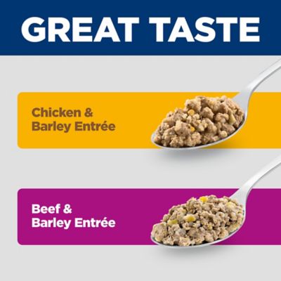 Image showing  Adult Chicken and Barley and Beef and Barley Recipe Wet Dog Food Variety Pack, 13 oz., Pack of 12 Cans