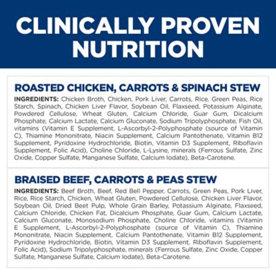 Image showing  Adult Healthy Chicken, Beef and Vegetables Chunks Wet Dog Food Variety pk., 12.5 oz. Can, Pack of 12