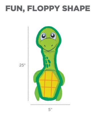 Image showing  Fire Biterz Sea Turtle Dog Toy