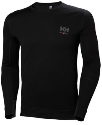 Helly Hansen Men's Lifa Crew Merino Wool Base Layer Shirt