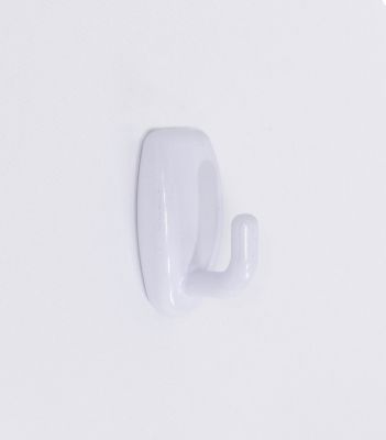 Hangman Snap Heavy-Duty Wall Hooks, White, 2 pc.