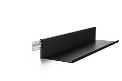 Hangman 18 in. No Stud Floating Shelf, Black Coated