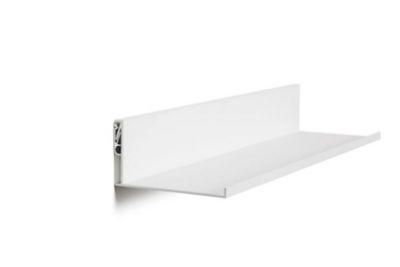 Image showing  18 in. No Stud Floating Shelf, White Coated