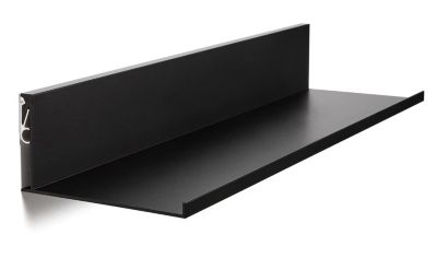 Image showing  36 in. No Stud Floating Shelf, Black Coated