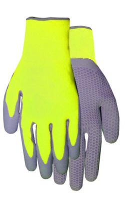 Midwest Gloves Men's Polyester Hi-Vis Expert Grip Gloves, 1-Pair