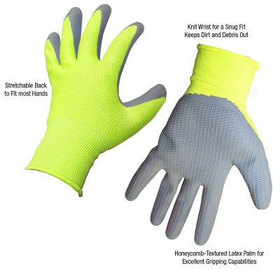 Image showing  Men's Polyester Hi-Vis Expert Grip Gloves, 1-Pair