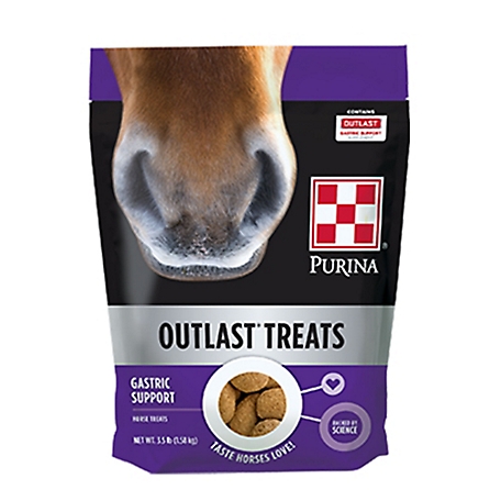 Purina Outlast Gastric Support Horse Treat Supplement, 3.5 lb.