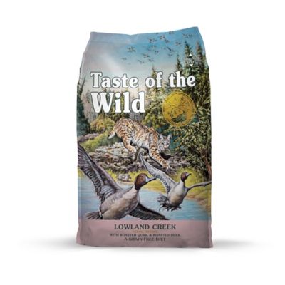 Taste of the Wild Lowland Creek Feline Recipe with Roasted Quail & Roasted Duck Dry Cat Food