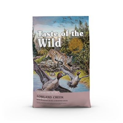 Taste of the Wild Lowland Creek All Life Stages Indoor/Outdoor Roasted Quail and Roasted Duck Recipe Dry Cat Food