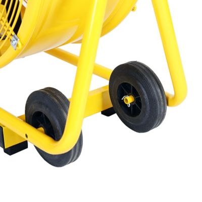 Image showing  24 in. 3-Speed Indoor/Outdoor Tiltable Direct-Drive Cradle Drum Fan, 4,500 CFM