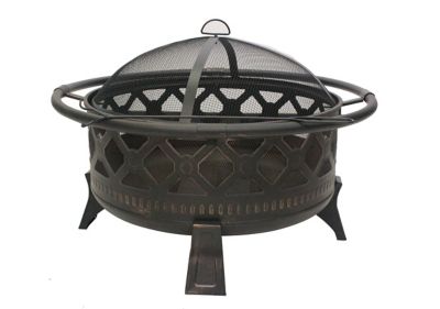 Leigh Country Golden Dawn Circular Fire Pit, Steel