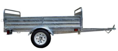 DK2 4.5 ft. x 7.5 ft. 5-in-1 Galvanized Multi-Use Utility Trailer, 1,639 lb. Max Capacity, DOT Rated Tires and Assembly Kit