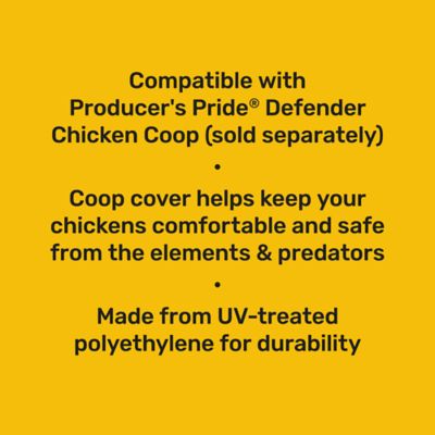 Image showing  Defender Chicken Coop Cover, Gray