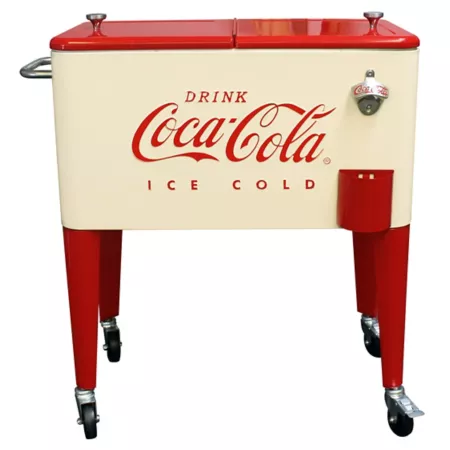 Leigh Country 60 pints Coca-Cola Cream Cooler Patio Coolers