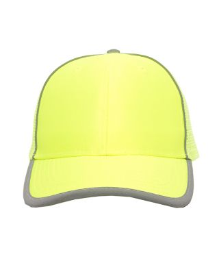 Outdoor Cap Unisex Adult Hi-Vis Mesh Back Cap, Neon Yellow