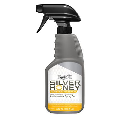 Silver Honey Rapid Wound Repair Spray Gel for Horses, 8 oz.