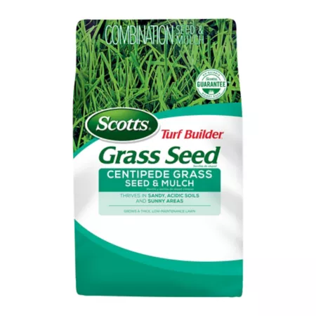 Scotts Centipede Lawn Seed and Mulch 5 lb 2 000 sq ft. Grass Seed