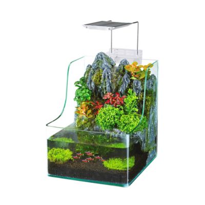 Penn Plax WW8003 3.2 Gal Cascade All-in-One Desktop Aquarium Kit