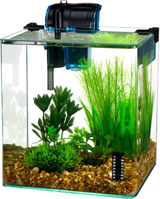 Penn-Plax Vertex Fish Tank Aquarium Kit, 5 gal.