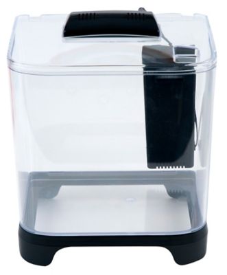 Image showing  Rectangular Betta Fish Tank Kit with LED Light, 1.5 gal.