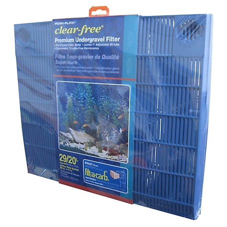 Penn-Plax Clear-Free Premium Under Gravel Aquarium Filter, 20-29 gal.